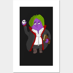 Eggplant Vamp The Nightshades Goth Vegetable Family Posters and Art